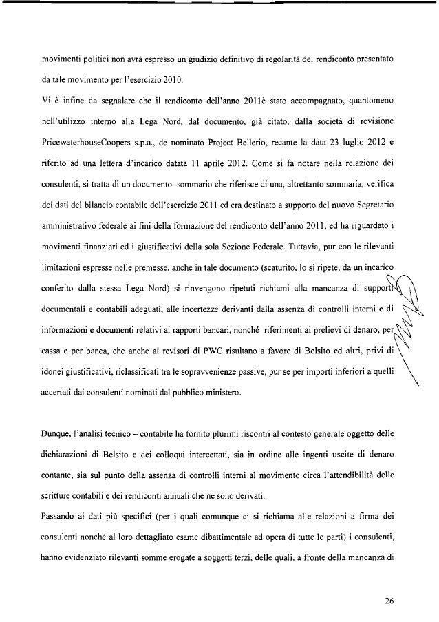 Lega, sentenza del Tribunale di Milano