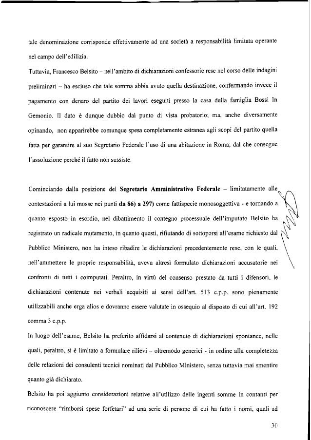 Lega, sentenza del Tribunale di Milano