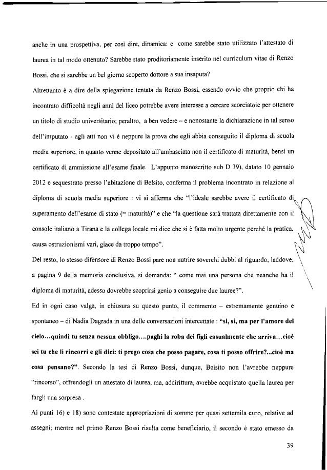 Lega, sentenza del Tribunale di Milano