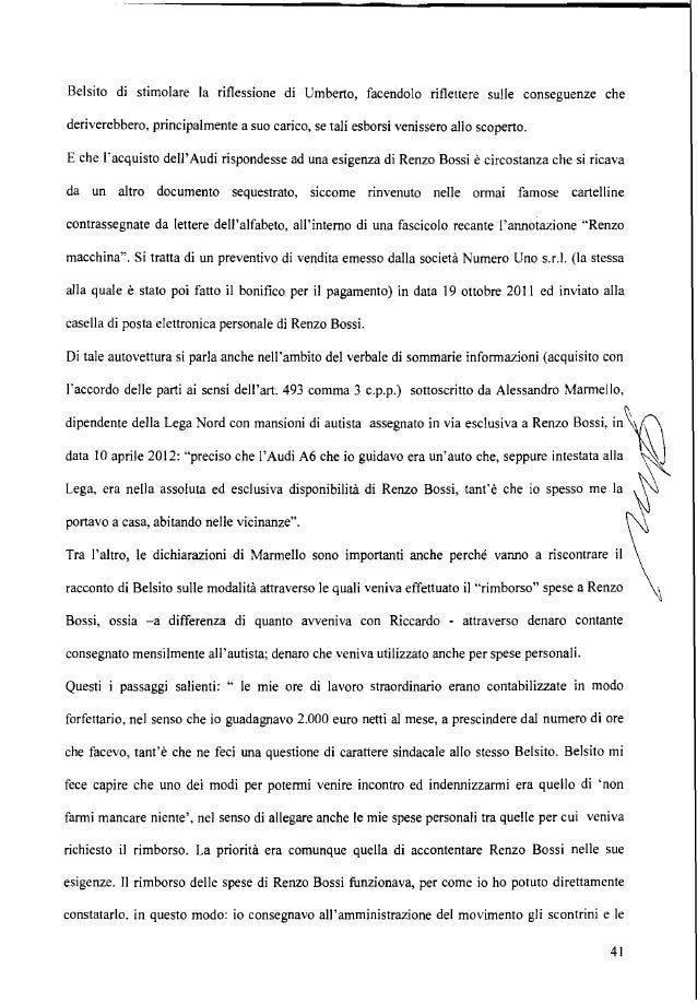 Lega, sentenza del Tribunale di Milano
