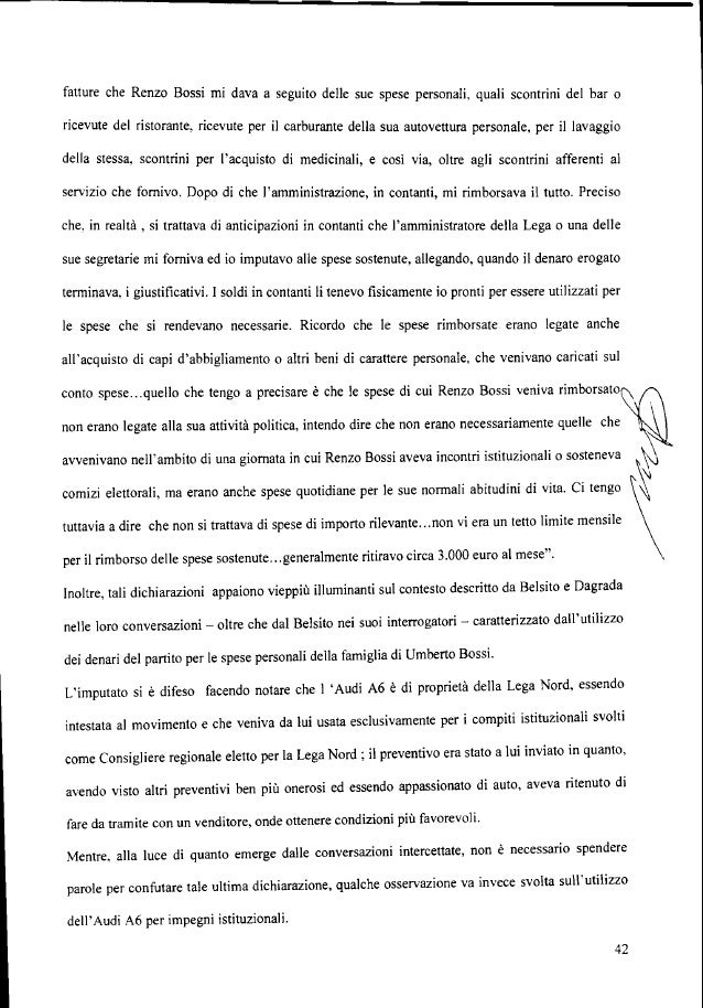 Lega, sentenza del Tribunale di Milano