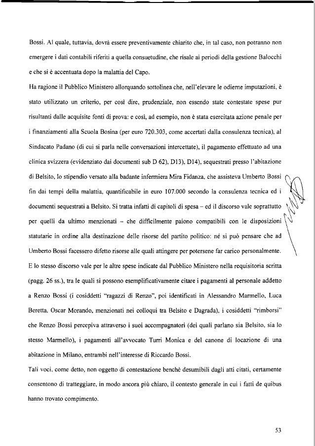 Lega, sentenza del Tribunale di Milano
