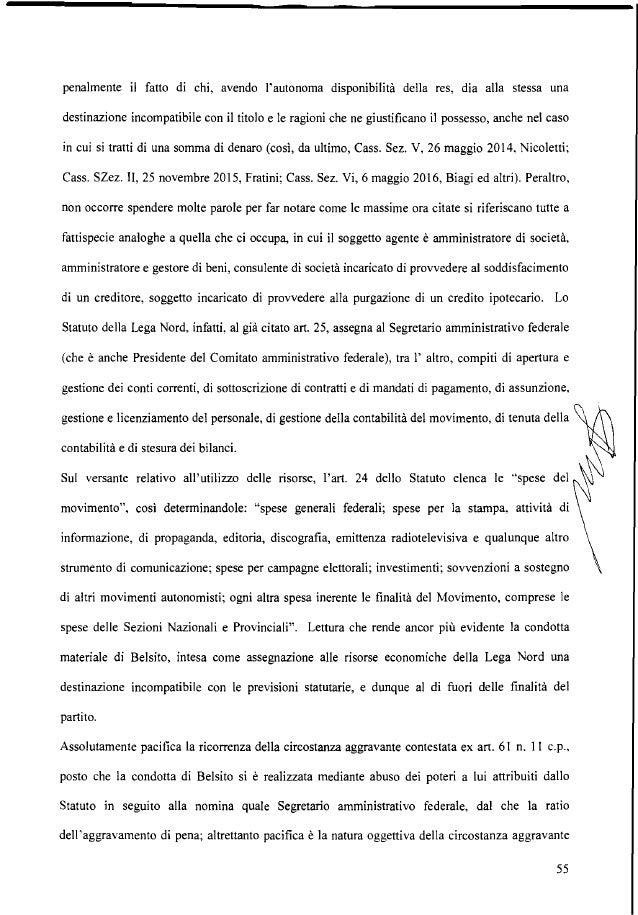 Lega, sentenza del Tribunale di Milano