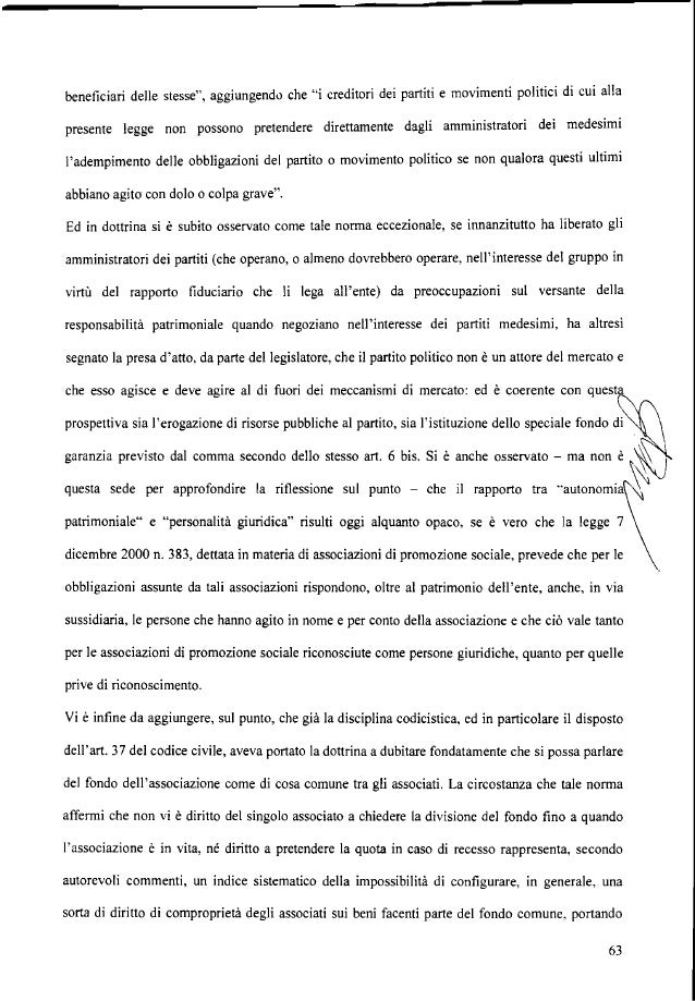 Lega, sentenza del Tribunale di Milano