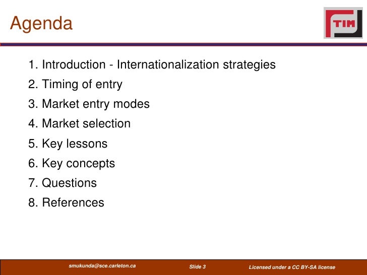 entry modes international entrepreneurship 4 in Entry Mode Strategies