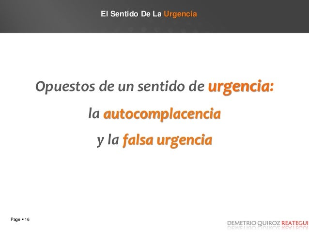 Sentido de la Urgencia - Nuestro témpano se derrite - John Kotter