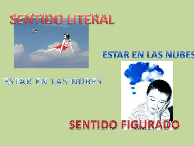 Sentido literal y sentido figurado