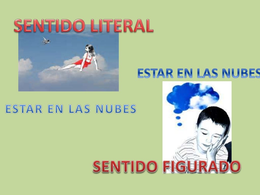 Ejemplos de sentido figurado con su significado kulturaupice