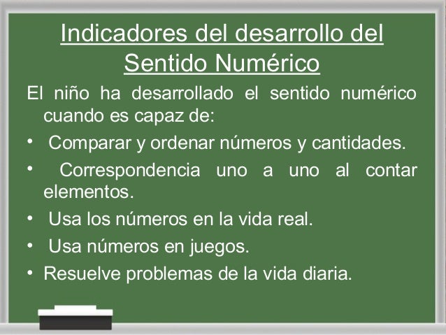 Sentido Numérico