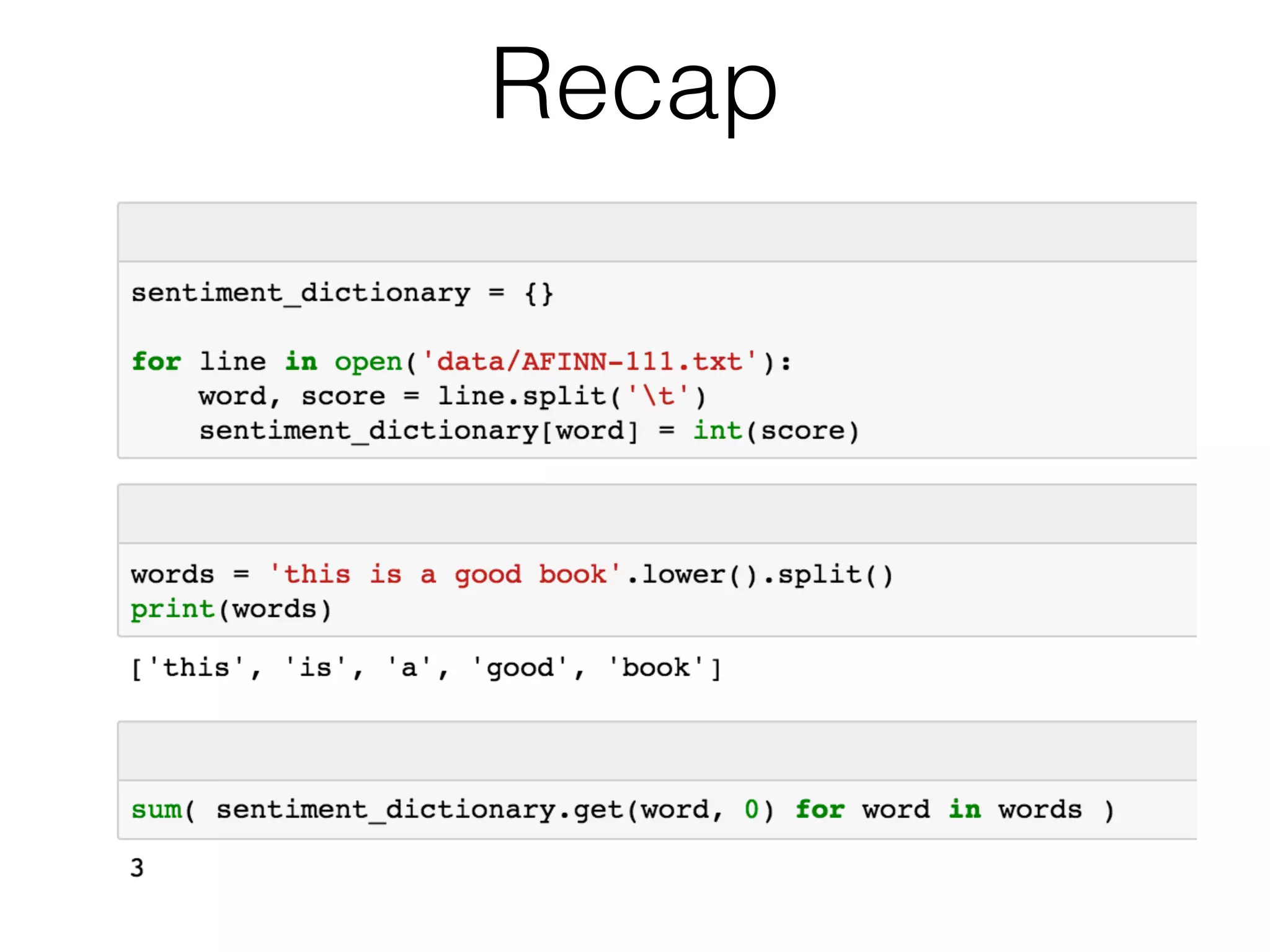 And compute the score
• 
 