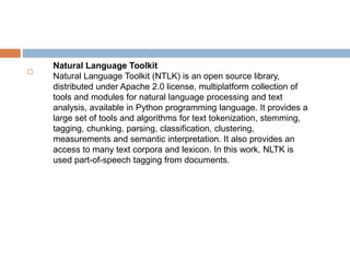 Sentiment analyzer and opinion mining | PPT