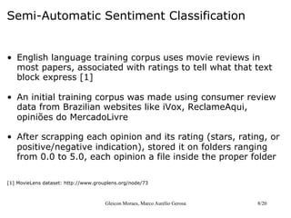 Semi Automatic Sentiment Analysis | PDF