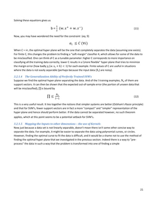 Solving these equations gives us

b=

(11)

Now, you may have wondered the need for the constraint (eq. 9)

When C = , the...