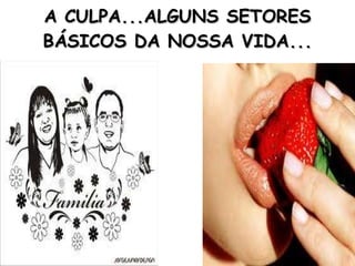 A CULPA...ALGUNS SETORES BÁSICOS DA NOSSA VIDA... 