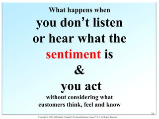 What happens when

 you don’t listen
or hear what the
  sentiment is
       &
     you act
    without considering what
 c...