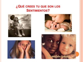 ¿Qué crees tu que son los Sentimientos?