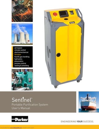 Portable Purification System
User’s Manual
Sentinel™
Downloaded from www.Manualslib.com manuals search engine
 