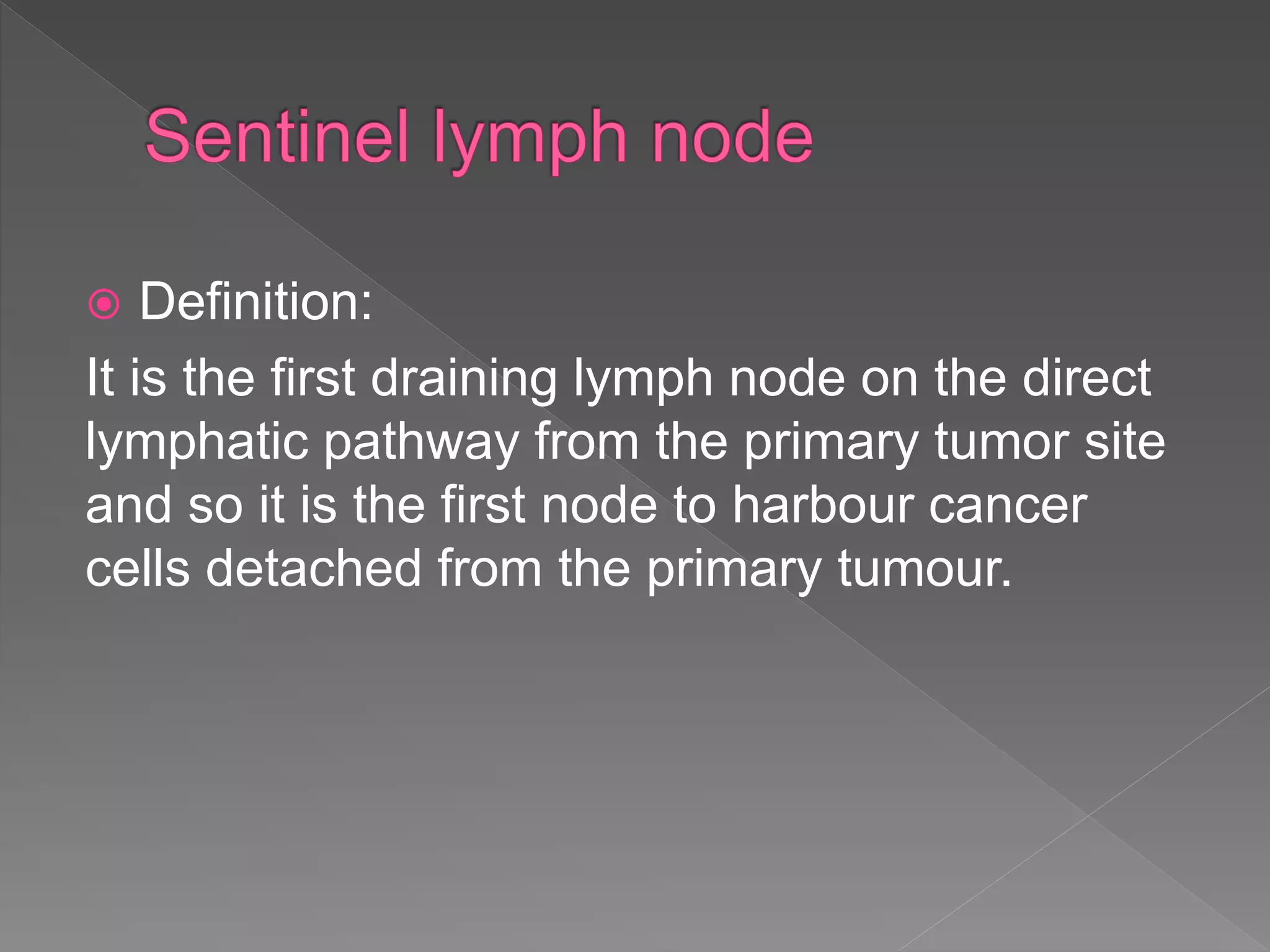 Meaning Of Stratification For Sentinel Lymph Node Biopsies Sentinel lymph node biopsy (slnb) | PPT