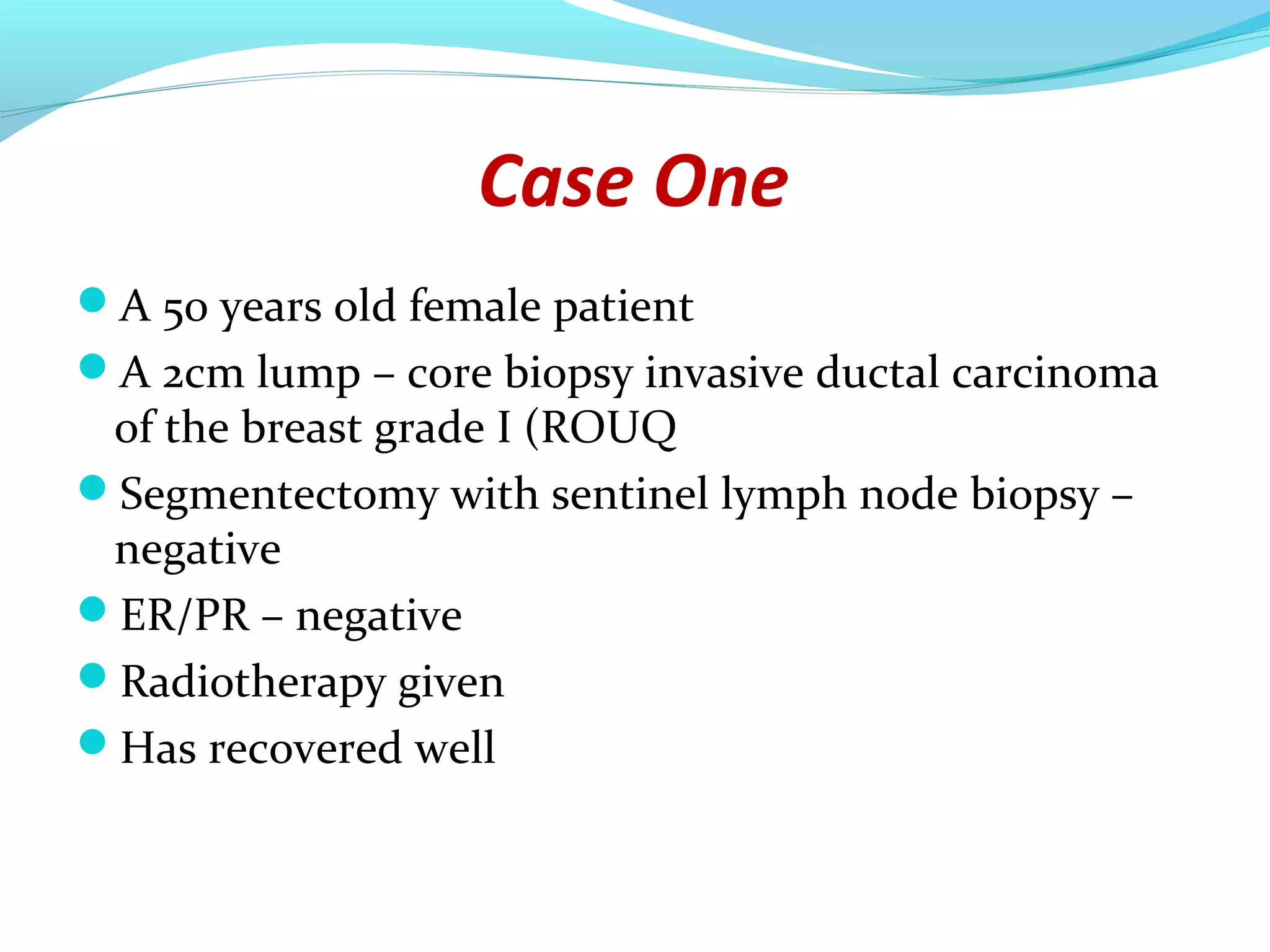 Sentinel lymph node concept in early breast cancer by prof. r. wasike | PPT