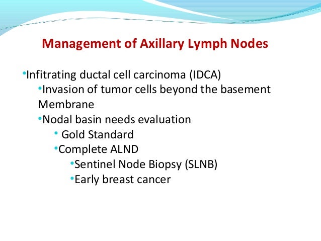 Sentinel Lymph Node Concept In Early Breast Cancer By Prof R Wasike