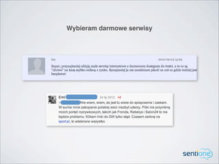 Wybieram darmowe serwisy
 