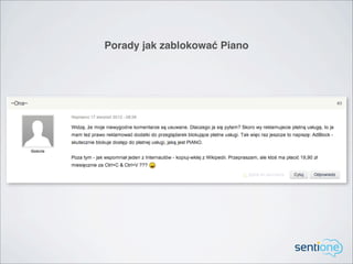 Porady jak zablokować Piano
 