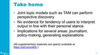 Helping Users Discover Perspectives: Enhancing Opinion Mining with Joint Topic Models
