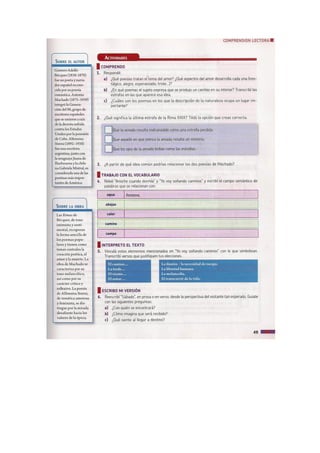 Sentir en verso (LECTURA CON ACTIVIDADES)