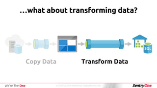 © 2019 Cathrine Wilhelmsen (hi@cathrinew.net)
…what about transforming data?
Copy Data Transform Data
 