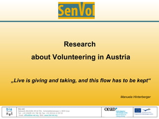 Volunteering in Austria