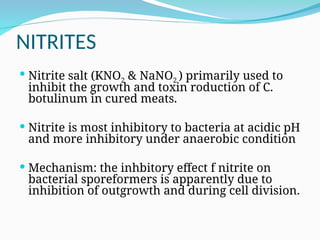 Comprehensive Overview of Food Preservatives: Types, Mechanisms, and ...