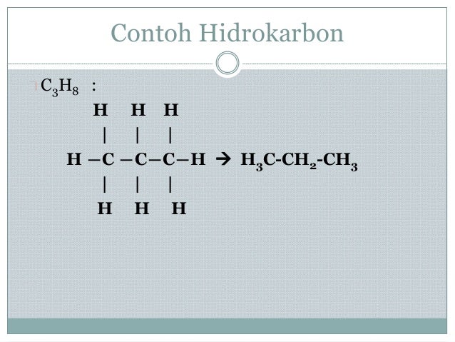 Senyawa Hidrokarbon
