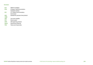 REPORT Small-cell backhaul: Industry trends and market overview © 2013 Senza Fili Consulting • www.senzafiliconsulting.com...