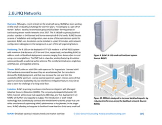 REPORT Small-cell backhaul: Industry trends and market overview © 2013 Senza Fili Consulting • www.senzafiliconsulting.com...