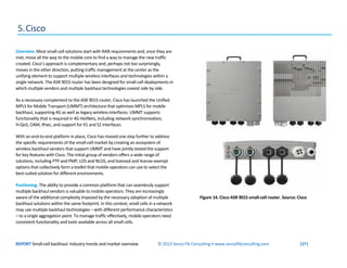 REPORT Small-cell backhaul: Industry trends and market overview © 2013 Senza Fili Consulting • www.senzafiliconsulting.com...
