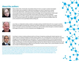 About the authors
Monica Paolini, PhD, is the founder and president of Senza Fili. She is an expert in wireless technologi...