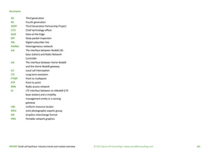 REPORT Small-cell backhaul: Industry trends and market overview © 2013 Senza Fili Consulting • www.senzafiliconsulting.com...