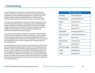 REPORT Small-cell backhaul: Industry trends and market overview © 2013 Senza Fili Consulting • www.senzafiliconsulting.com...