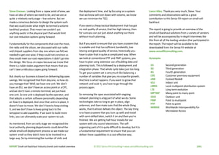 REPORT Small-cell backhaul: Industry trends and market overview © 2013 Senza Fili Consulting • www.senzafiliconsulting.com...