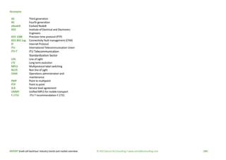 REPORT Small-cell backhaul: Industry trends and market overview © 2013 Senza Fili Consulting • www.senzafiliconsulting.com...