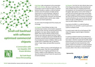 REPORT Small-cell backhaul: Industry trends and market overview © 2013 Senza Fili Consulting • www.senzafiliconsulting.com...