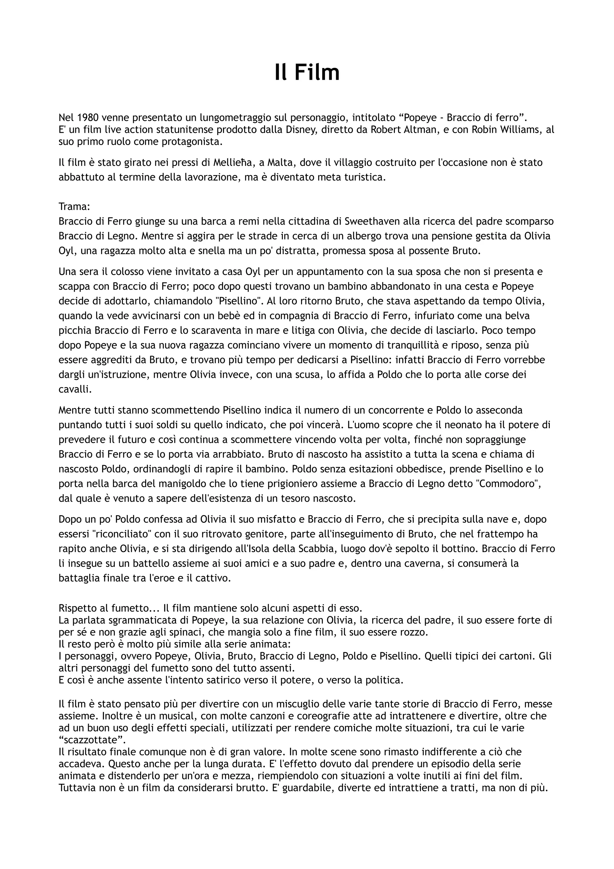 poldo di braccio di ferro