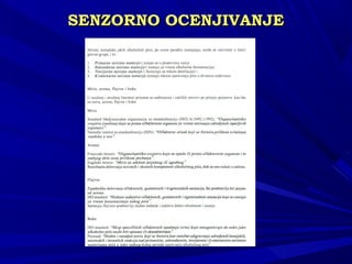 SENSENZZORNO OCENJIVANJEORNO OCENJIVANJE
 