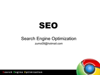 SEO Search Engine Optimization [email_address] 