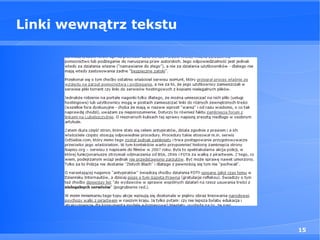 Linki wewnątrz tekstu




                        15
 
