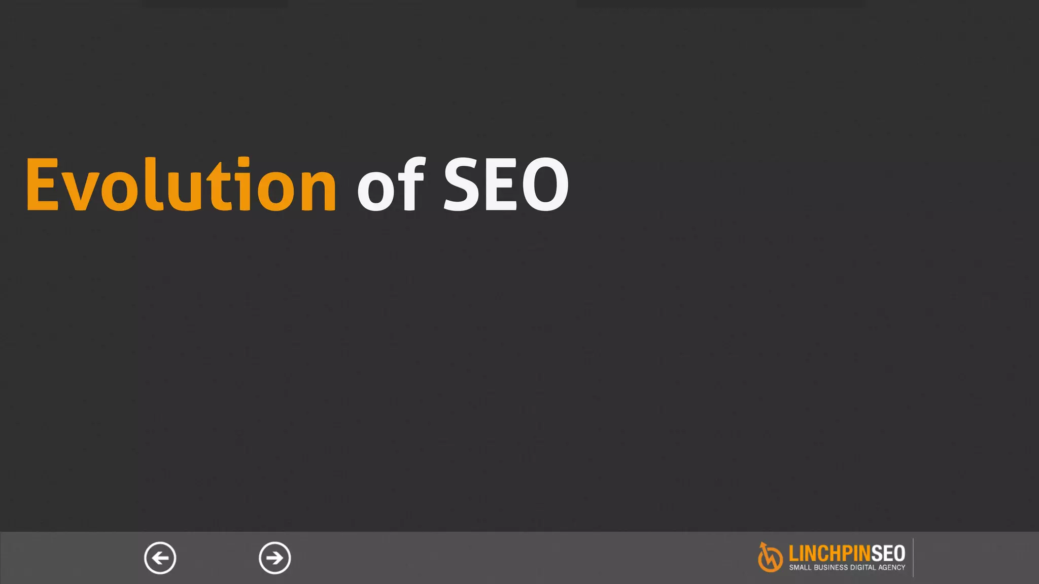 Evolution of SEO
 
