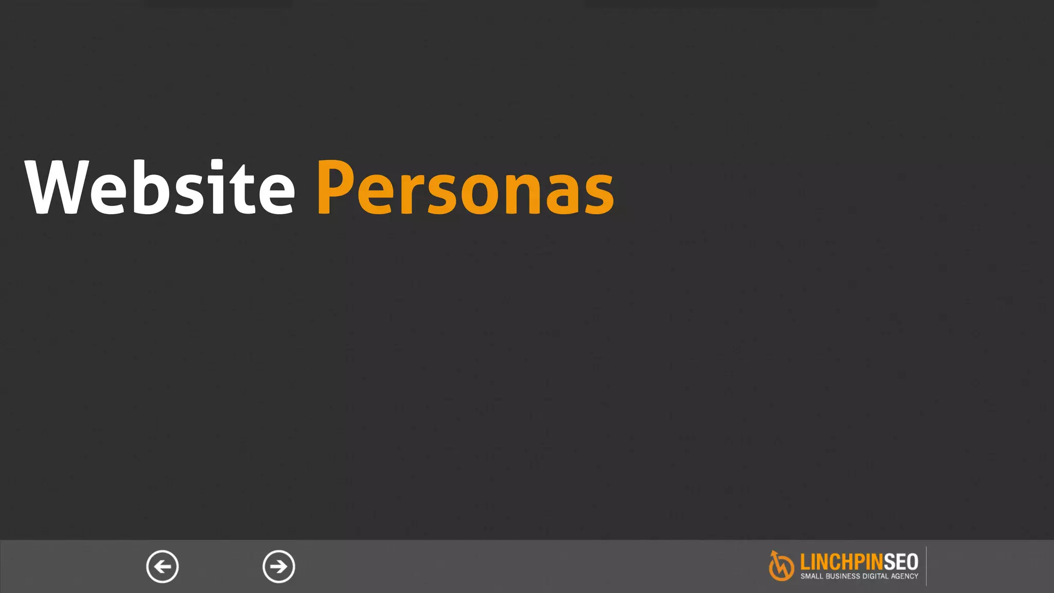 Website Personas
 