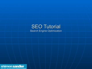SEO Tutorial Search Engine Optimization 