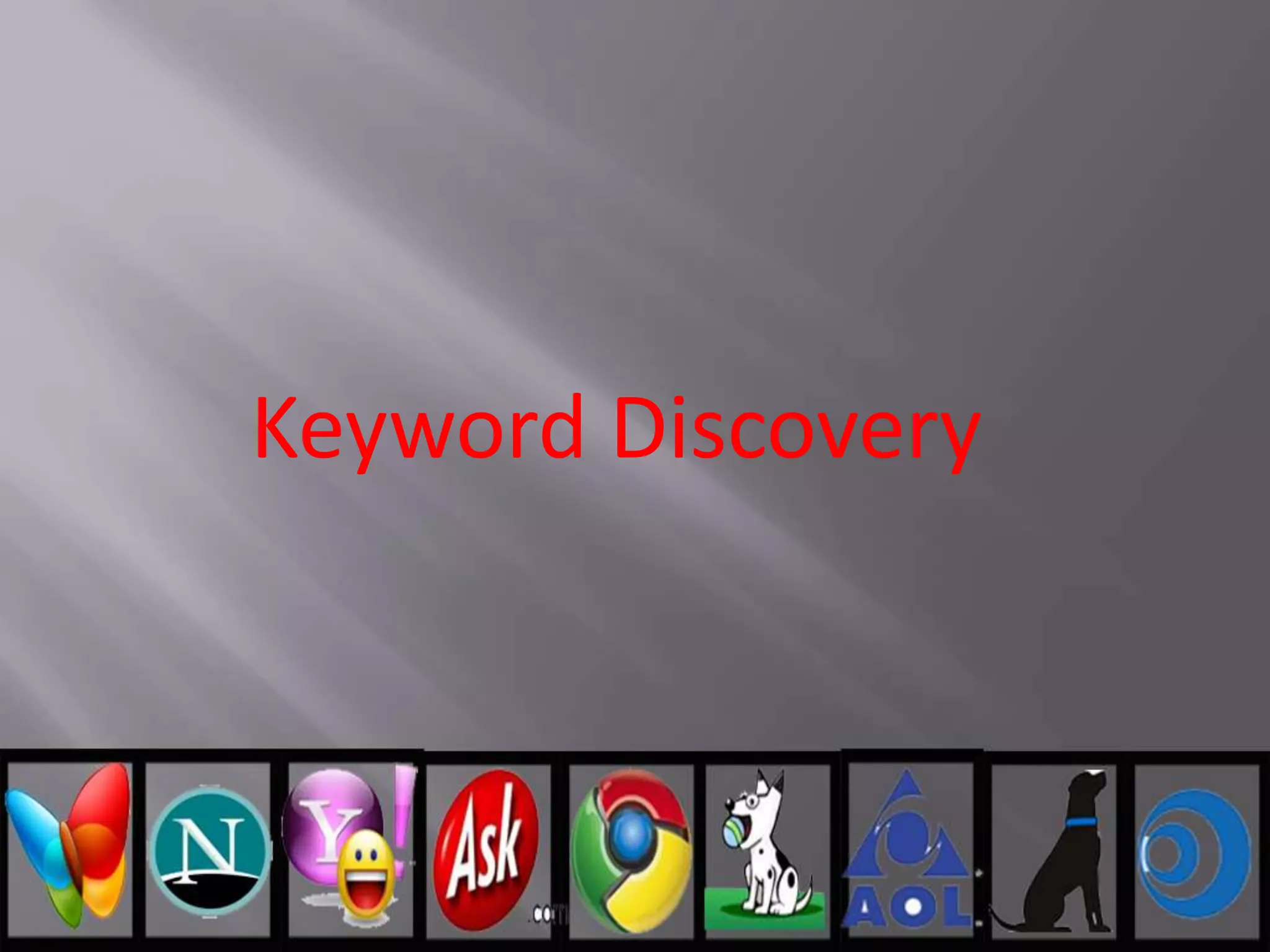 Keyword Discovery
 