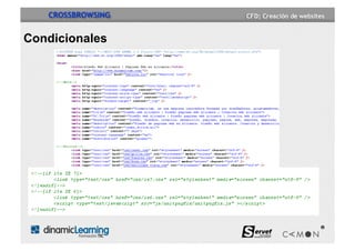 CROSSBROWSING


Condicionales
 